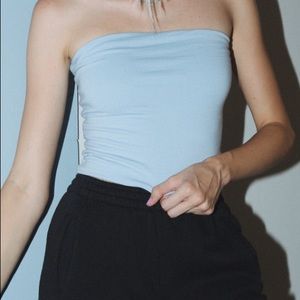 Brandy Melville light blue tube top size Small